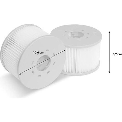 Filtri adatti per la spa gonfiabile MSPA - Ø106 cm - cartucce filtranti di ricambio (1/5)