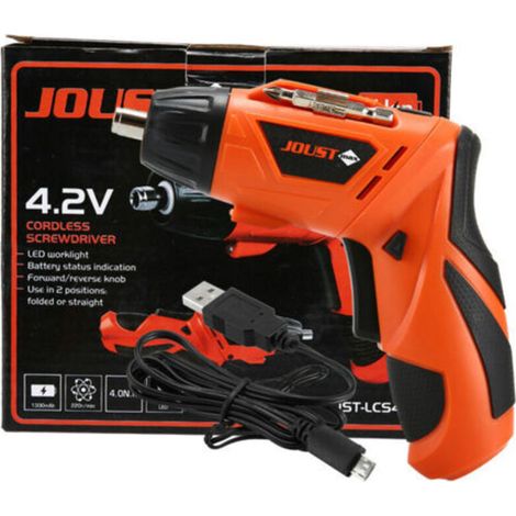 Visseuse Sans Fil - 1 Pièce - 3,6 V - 6 Nm - 230 Tr/Min - Pour Bricolage Domestique - 46 Accessoires Inclus (1/2)