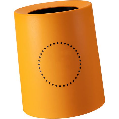 Poubelle de cuisine lumineuse de luxe en plastique, corbeille à papier pour salle de bain et salon (1/3)