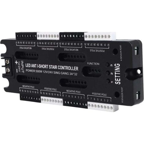 Contrôleur d'éclairage LED flexible à 32 canaux pour escaliers (1/4)