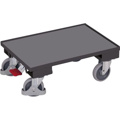 VARIOfit Euro-System-Roller mit EasySTOP und Rand 605x410mm RAL 7016 Anthrazitgrau