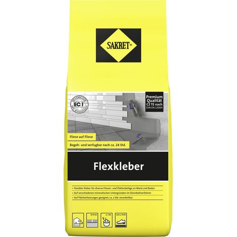 Sakret Flexkleber 1 kg Fliesenkleber & Baukleber