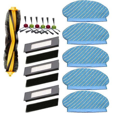 Ensemble d'accessoires pour balayeuse Ecovacs T8