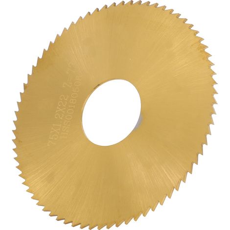 75 x 1,2 mm Trennscheibe, HSS-Kreissägeblatt zum Schneiden von Holz und Aluminium (1/5)