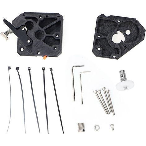 Dual-Pulley-Extruder-DualDrive-Zahnräder PLA Schwarz 3D-Druckerzubehör für Prusa mini V2