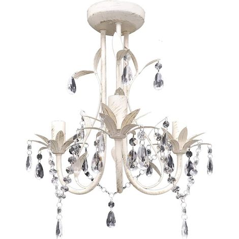 Maison Exclusive - Elegantní, křišťálový lustr bílý (1/5)