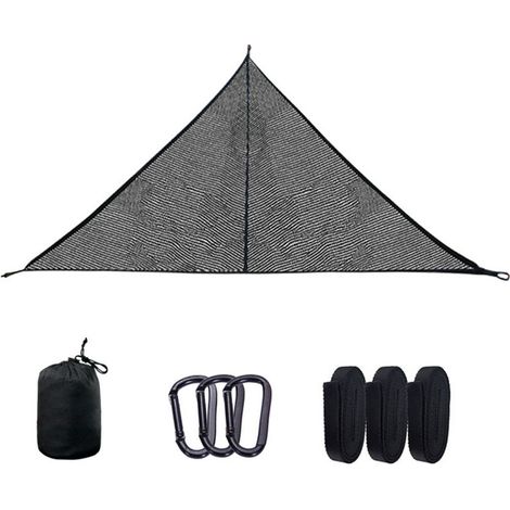 Atmungsaktive Dreieck-Hängematte aus Netzgewebe für den Außenbereich, für Camping und Wandern (1/5)