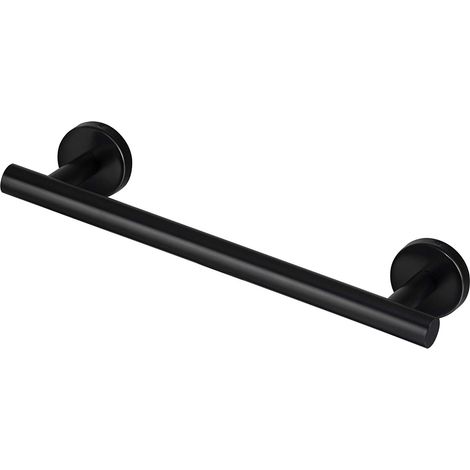 Porte-serviettes mural étanche de 30 cm (12 pouces) en acier inoxydable, idéal pour la salle de bain et la cuisine. (1/5)