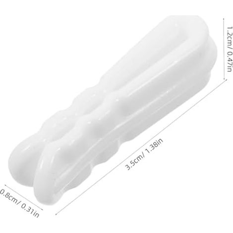 Lot de 5 clips de sac sous vide pour la conservation des aliments et le stockage de la literie - Clips de fermeture éclair sécurisés compatibles avec les sacs de compression et de rangement (1/5)