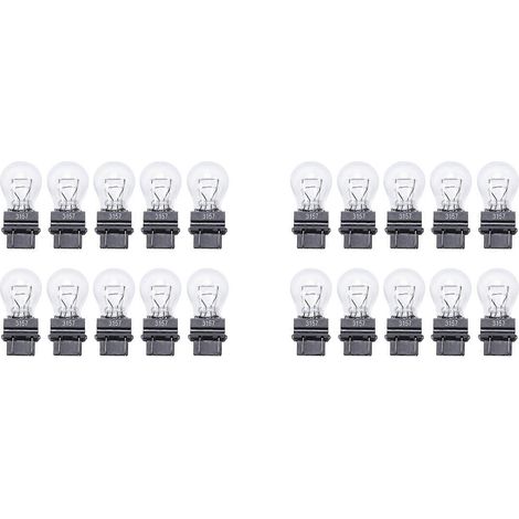 20 ampoules 3157 à forte luminosité pour feux arrière, de freinage, de recul et clignotants (S8). (1/5)
