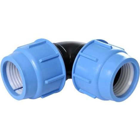 Codo de presión de polipropileno de 20 mm