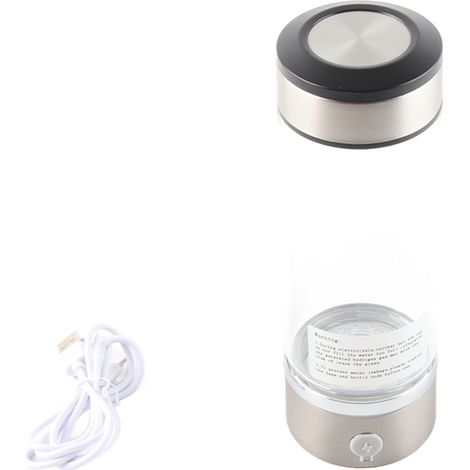 Verre à eau riche en hydrogène portable 420ml, générateur d'ions rechargeable USB, tasse productrice d'hydrogène
