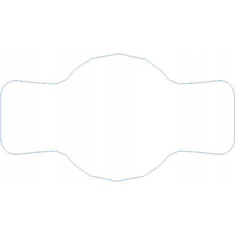 Etichette per barattoli 7x4 cm per conserve, 72 pezzi, bianco opaco (1/2)