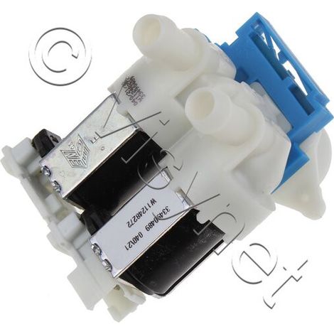 Electrovanne 481010623016 pour Lave linge BAUKNECHT, HOTPOINT ARISTON, KITCHENAID, WHIRLPOOL (1/2)