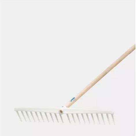 rastrello in plastica a 20 denti con manico