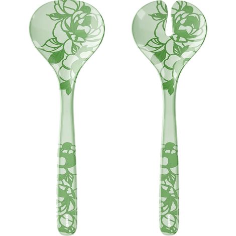 Posate per insalata Josephine colore verde 29,8 x 10 x 1,7 cm (1/2)