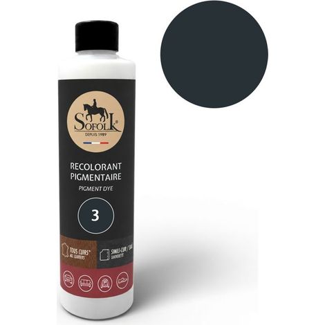 Peinture Cuir/Simili-Cuir (250ml, 3-ANTHRACITE) - SOFOLK - Entretien pour Siège et Volant de Voiture, Canapé, Chaussure (1/5)