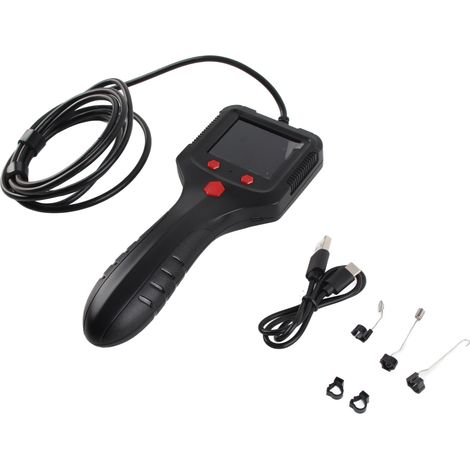 Endoscope industriel portable écran HD 2,4 pouces boîtier ABS caméra d'inspection pour usine câble 2 m (1/5)