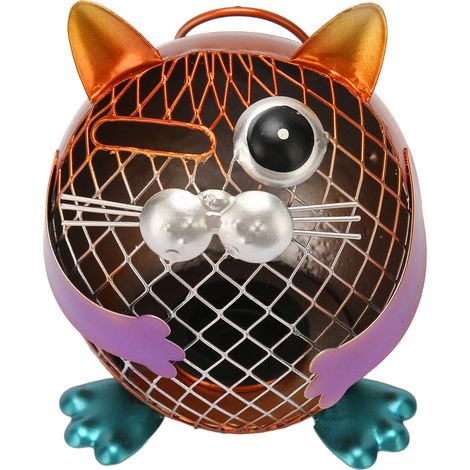Tirelire créative en forme de chaton, un cadeau amovible pour les enfants, un objet décoratif pour la maison et la chambre. (1/5)