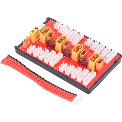 Plaque de charge parallèle XT60/XT30 pour batteries Lipo 2S-6S, compatible modèles RC et pièces détachées (1/5)