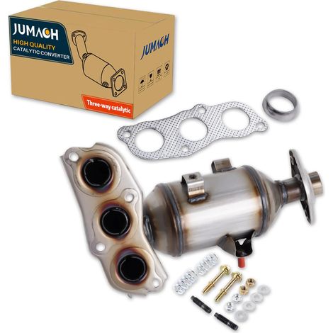 Collecteur d'échappement catalytique haute performance (Ø355mm) Euro 4 - Compatible Peugeot 107, Citroën C1, Toyota Aygo 1.0  Réparation système d'échappement
