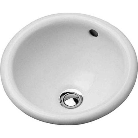 DURAVIT ARCHITEC BALI lavabo incasso con troppopieno senza foro rubinetto B d : 335mm senza foro rubinetto bianco (1/4)