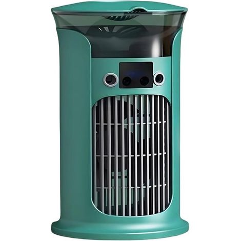 Condizionatore d'aria portatile，raffrescatore d'aria da 880 ml，mini condizionatore portatile 4 in 1 con 3 velocità，verde [Classe energetica A] (1/2)