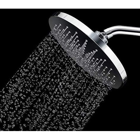 Shower Head 200mm Chrome Premium Shower Kit Spa Massage Shower (1/5)