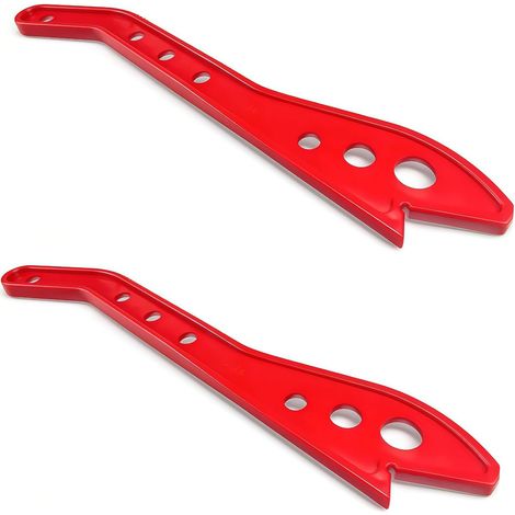 Juego de 2 empujadores para sierra circular: resistentes, fáciles de usar y seguros, para trabajar la madera y empujar la madera al usar una sierra de mesa. (1/5)