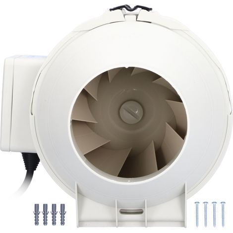 Ventilateur mural silencieux pour salle de bain cuisine, prise AU 220V, faible bruit, montage mural (1/5)