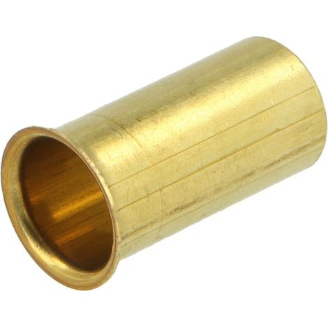 Le Sanitaire – Douilles de renfort en laiton 12 mm – Pour tuyaux à parois minces – Diamètre extérieur 12 mm – Épaisseur de paroi 0,4 mm