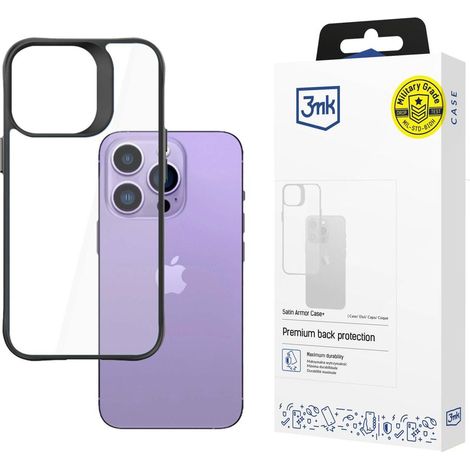 Funda protectora 3mk Satin Armor Case+ para Apple iPhone 14 Pro Max
