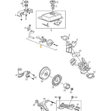 JUNTAS MOTOR STIGA ORIGINALES - 118550621/0