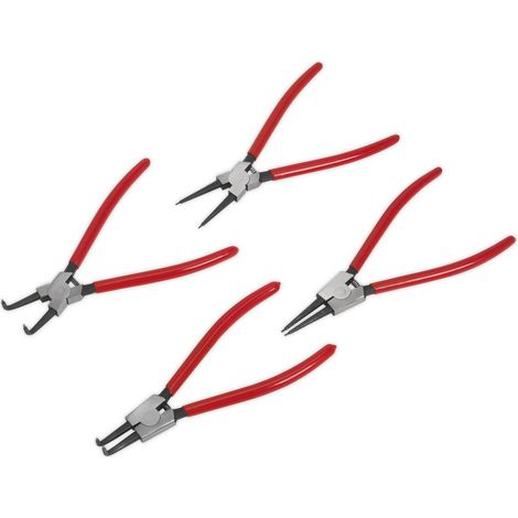 Sealey Internal/External Circlip Pliers Set 4pc 230mm AK8456