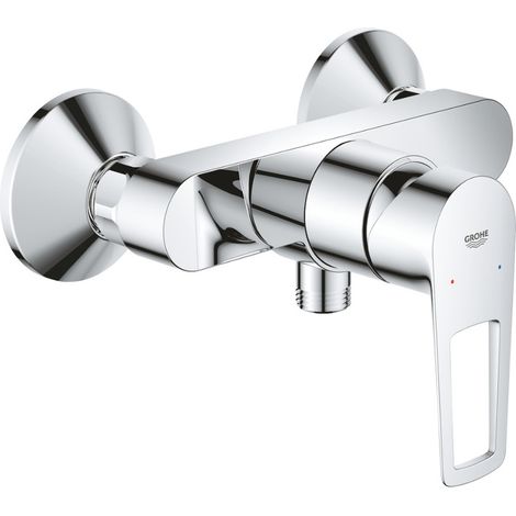 Grohe 23354001 Start Loop Miscelatore Doccia a Leva Singola 1-2'' Montaggio a Parete Cartuccia Ceramica 35 mm Limitatore di Temperatura colore Cromo (1/5)