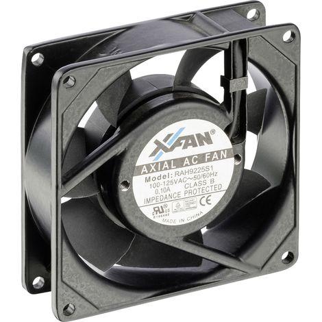 X-Fan RAH9225S1 Axiallüfter 230 V/AC 34 m³/h (L x B x H) 92 x 92 x 25 mm