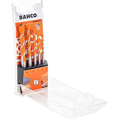 Juego de brocas bahco multi-material 5 piezas carburo