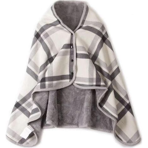 Couverture Chauffante USB, Plaid Chauffant pour Adultes, Chauffage électrique, écharpe Chaude, Cape Chauffante (1/5)