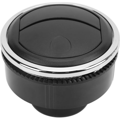 Déflecteur d'air rond ABS chromé noir universel pour camping-car, bateau, bus et voiture (1/5)