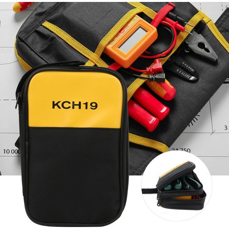 Étui de rangement double couche KCH19 pour multimètre numérique Fluke F15b, F17b et F18b (1/5)