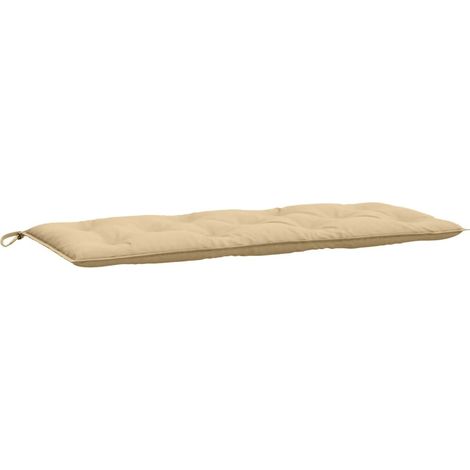 Maison Exclusive - Coussin de banc de jardin beige mélangé 120x50x7 cm tissu