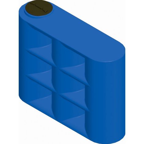 Cordivari - Serbatoio Parallelepipedo in polietilene da 2000 litri per acqua potabile (1/2)