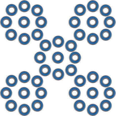 50Pcs MR115 Roulements à Billes 5X11X4mm pour Roue Slash Stampede (1/5)