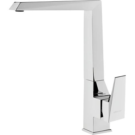 Francis Pegler Ventu Kitchen Tap Mono Mixer Chrome Modern Square Style