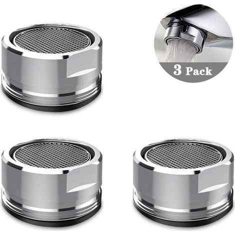 Mousseur Robinet M24, 3 pièces Filtre Accessoires robinet Diffuseur Filtre de Robinet  Pour Cuisine et Salle de Bain (1/5)
