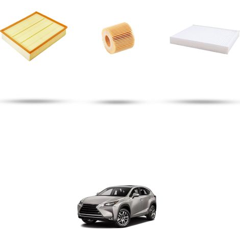 Kit tagliando 3 filtri compatibile con Lexus Nx 300h 145kw dal 2014 (1/5)