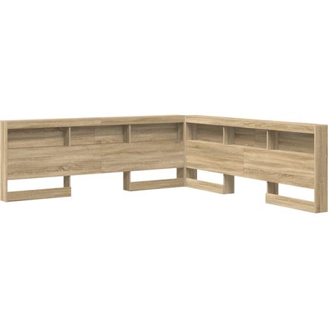 Maison Exclusive - Tête de lit de rangement Chêne Sonoma 180 cm Bois d'ingénierie