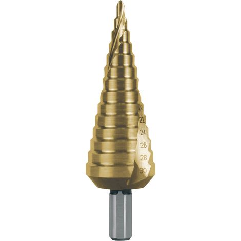 RUKO 101052T HSS Stufenbohrer Gesamtlänge 100 mm TiN 1 St. (1/5)