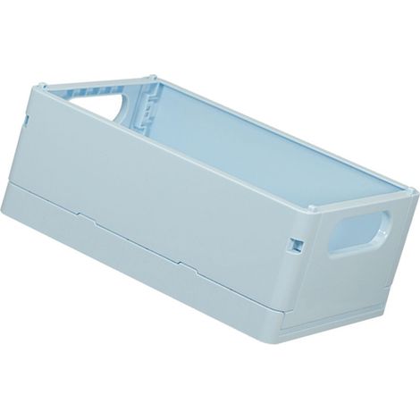Mini-Aufbewahrungsbox aus Kunststoff zum Zusammenfalten, kompaktes Modell, 25 x 16,7 x 10 cm, ideal für Küche oder Büro (1/5)