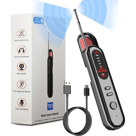 Detector de cámara con detección de señal Wi-Fi y detección infrarroja, 50